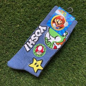 Super Mario and Yoshi Crew Socks (2 Pairs)